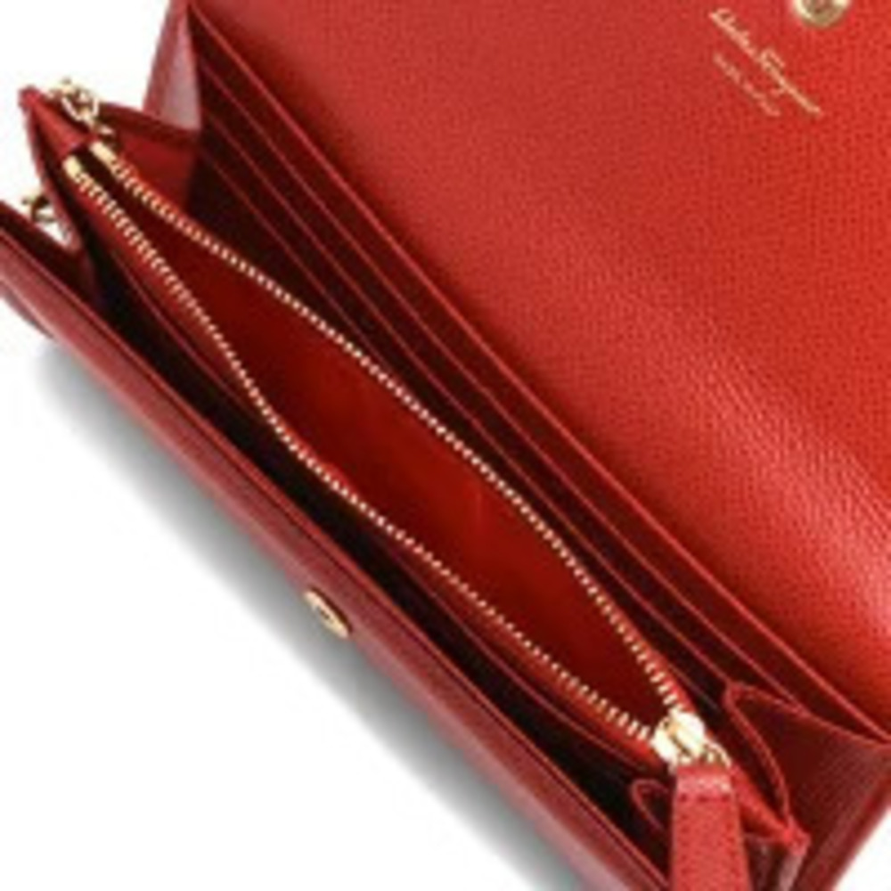 Salvatore Ferragamo Red Rion Long STICK Wallet Lipstick SALVATORE LIP Vara Red